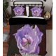 thumbnail image 1 of 3D Purple Floral Funda de edredón Set Ropa de cama Set Fundas de almohada 70, 1 of 2