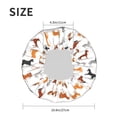 thumbnail image 4 of Kdxio Horses Print Shower Cap for Women,Elastic and Reusable,Double Waterproof Layers Bathing Hat, 4 of 6