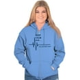 thumbnail image 3 of Keep Calm Funny EMT Humor Zip Up Hoodie Men's Women's Brisco Brands 3X, 3 of 6