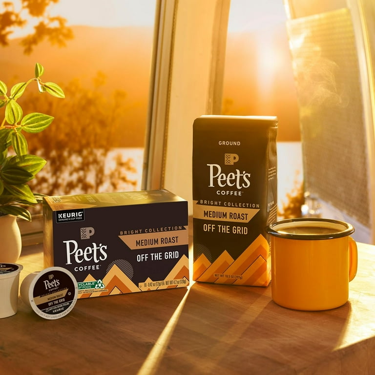 Coffee Peet's Keurig Cups Peet's Coffee Caf Domingo Medium Roast Coffee K-Cup Coffee Pods (54 Count) main image 3