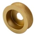 thumbnail image 2 of MYG 3inch 75mm Rond Sec Meule Diamant Brasée Demi-bullnose Bord, 2 of 9