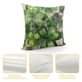 thumbnail image 4 of Leisuo St. Patrick’s Day Spring Pillow Covers Lucky Charm Kisses Clovers Shamrocks Leaves Pillow Cover Grey Buffalo Plaid Farmhouse Decorations Cushion Case, 4 of 5