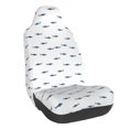 thumbnail image 1 of Wukai Cute Shark Full Set Car Seat Covers with Soft Padding Universal Auto Front Seats Protector and Cushion Mat, 1 of 5