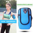 thumbnail image 2 of Running Armband Sport Phone Case Impermeable Fitness Mobile Bag (Azul cielo) Likrtyny Deportes al aire libre Salida diaria Juego de fiesta, 2 of 9