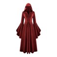 thumbnail image 1 of Cape à Capuche pour Femmes Gothique en Dentelle avec Manches et Boutons, 1 of 6