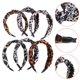 thumbnail image 1 of unbranded 6Ud Diademas Con Nudo De Tela Estampado Leopardo Para Mujer Estilo Y Sujeción, 1 of 6