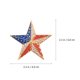 thumbnail image 3 of 2 piezas broches de bandera americana moda estrella solapas pines insignias decoraciones de vestuario, 3 of 5
