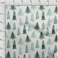 thumbnail image 3 of oneOone Cotton Poplin Dark Green Fabric Tree Quilting Supplies Print Sewing Fabric By The Yard 42 Inch Wide, 3 of 6
