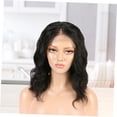 thumbnail image 3 of OULII Women Short Curly Toupee Fashion High Temperature Wire Black 1Set, 3 of 8