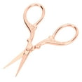 thumbnail image 1 of Cross-Stitch Scissor, With Comfortable Handle Individual Shape Retro Scissor, For Embroidery,Needlework Cross-Stitch Craft Sewing Accessories DIY Hand-Made Rose Gold, 1 of 8