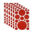 thumbnail image 2 of Unique Bargains 6 Pcs Mall Large Round Dots Gift stickers  Red, 2 of 5