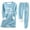 Light Blue, variant on Yes I'm Still Freezing Me Womens Fall Winter Pajama Sets 2 Piece Loungewear Fuzzy Fleece Lined Sweatshirt Suit Purple