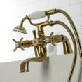 thumbnail image 5 of Kingston Brass Ks247 Essex Deck Mounted Clawfoot Tub Filler - Nickel, 5 of 7