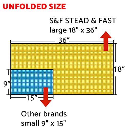Sanding Painting S&F STEAD & FAST Tack Cloth Automotive Premium Professional Grade Tack Rags for Woodworking 30 pcs Bulk 2-Box Auto Sticky Tac Cloths Set 