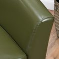 thumbnail image 5 of Souta Faux Leather Swivel Club Chair, Tea Green, 5 of 5