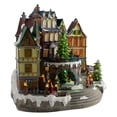 thumbnail image 3 of Northlight 15" Gray and Green LED Lighted Big Christmas Tree With Kids, 3 of 5
