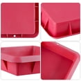 thumbnail image 4 of Molde de pastel de silicona antiadherente Molde cuadrado flexible Pan de chocolate Molde de jalea de chocolate Caja fuerte DIY Food Bandeja de hielo Postres Utensilio Bakeware Inevent HA010184-00, 4 of 6