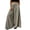 Dark Gray, variant on Women's High Waist Striped Wide Leg Pants Elastic Waist Casual Loose Flowy Trousers Summer Beach Vacation Wear