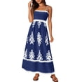 thumbnail image 1 of Vestido PRETTYGARDEN Floral Boho Maxi con Tirantes Finos XXL, 1 of 8