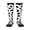 3 Black, variant on Cow Spots Print Knee High Socks for Women Long Leg Warmers Socks