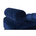 thumbnail image 3 of Lewis Bolstered Lounge Entryway Bench, Navy Blue, 3 of 12