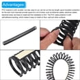 thumbnail image 4 of Unique Bargains 2pcs 20' Cable Raceway 20mm Cord Cover Hider Cable Management with Self Adhesive, Buckle & Scale, Black, 4 of 5