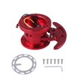 thumbnail image 5 of campana de trabajo nuevo volante de liberación rápida se puede inclinar volteador de liberación rápida volante modificado para automóvil - dontodent rojo Kuyhfg Sin marca, 5 of 5