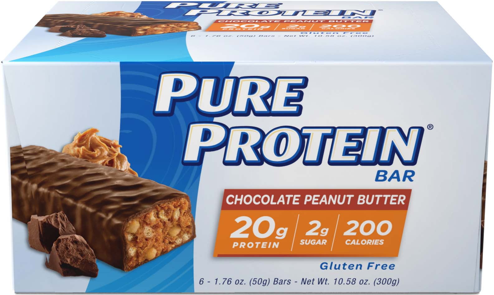 Pure Protein® Chocolate Peanut Butter, 50 gram, 6 count