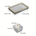 thumbnail image 4 of Caja de dulces nórdica de lujo SHAOSZC: juego liviano de 6 elegantes platos de dulces para bocadillos pequeños, ideal para restaurantes y supermercados., 4 of 6