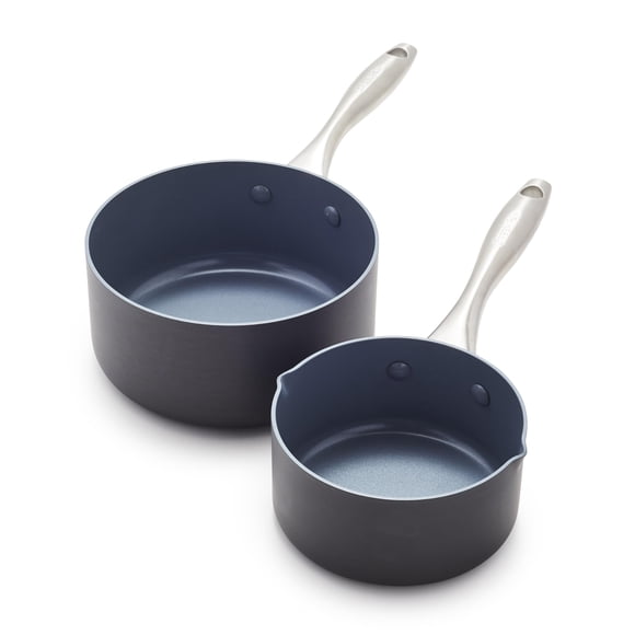 Set de Cacerolas GreenPan Lima de Cerámica Saludable Anodizada Dura