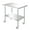 36 L x 24 W, variant on PRIJESSE Stainless Steel Commercial Kitchen Prep & Work Table with 4 Casters (Wheels) - 36 L x 24 W Inches