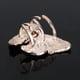 thumbnail image 3 of Moda Crystal Butterfly Mujeres Lady Hair Claw Clips Barrette Hair Clamp - Champagne Macarena pinza de pelo de garra, 3 of 6