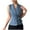 Blue-04, variant on Mittory Womens Waistcoat Vest Sleeveless Blazers Dressy Casual V Neck Button Up Work Office Suit Vests with Belt