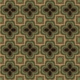 thumbnail image 1 of Ahgly Company Machine Washable Indoor Square Transitional Chocolate Brown Area Rugs, 8' Square, 1 of 7