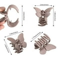 thumbnail image 2 of 6PCS Butterfly Hair Claw Clip - 2 Inch Claw Hair Clips for Women Girls Small Non-Slip Jaw Clips for Thick Hair and Strong Hold Hair, 2 of 10