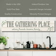 thumbnail image 3 of Highland Home "The Gathering Place" Indoor/Outdoor Wood Wall Sign, 3 of 7