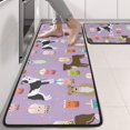 thumbnail image 2 of Kitchen Rugs Sets Of 2,Boxer Dog Pitbull Terriers Dog and Drinks Anti Fatigue Kitchen Mat Rugs Non Slip Washable,Decorative Kitchen Floor Mats for Kitchen,Sink,Laundry,17"x47"+17"x47", 2 of 5