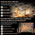 thumbnail image 5 of Android Tablet ZPad3, 11 inch Tablet 120Hz 1920x1200 FHD Display, 20GB+256GB+2TB Expand, MTK Helio G99 Octa Core CPU, Android 15 Tablet, 10000mAh+18W Fast Charge, Widevine L1, 5 of 8