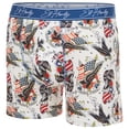 thumbnail image 4 of Ed Hardy Mens Underwear Boxer Briefs Comfortable, Breathable, Stylish Design 3 Pack, Shark, Flag, Eagle, XX-Large, 4 of 5