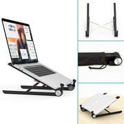 Klearlook Portable Laptop Stand Foldable Adjustable Laptop Stand Holder Universal Ergonomic Aluminium Alloy Travel Mini