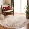 thumbnail image 4 of SAFAVIEH Windsor Renae Traditional Runner Rug, Ivory/Brown, 3' x 12', 4 of 5