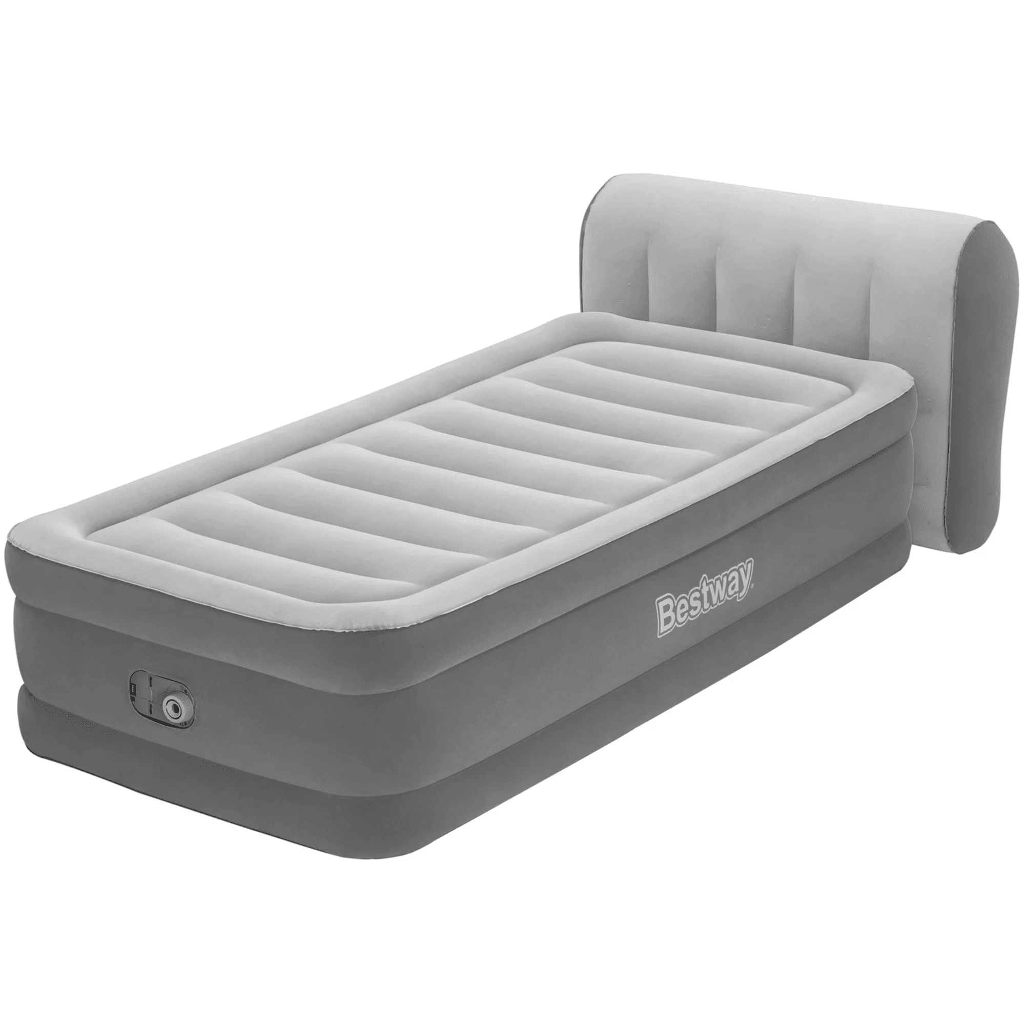 Bestway Headboard 18" Twin Air Mattress with Built-in Pump