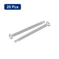 thumbnail image 3 of Uxcell #8 x 2-1/2" Self Drilling Screws, 20 Pack Phillips Pan Head Self Tapping Screws, 3 of 5