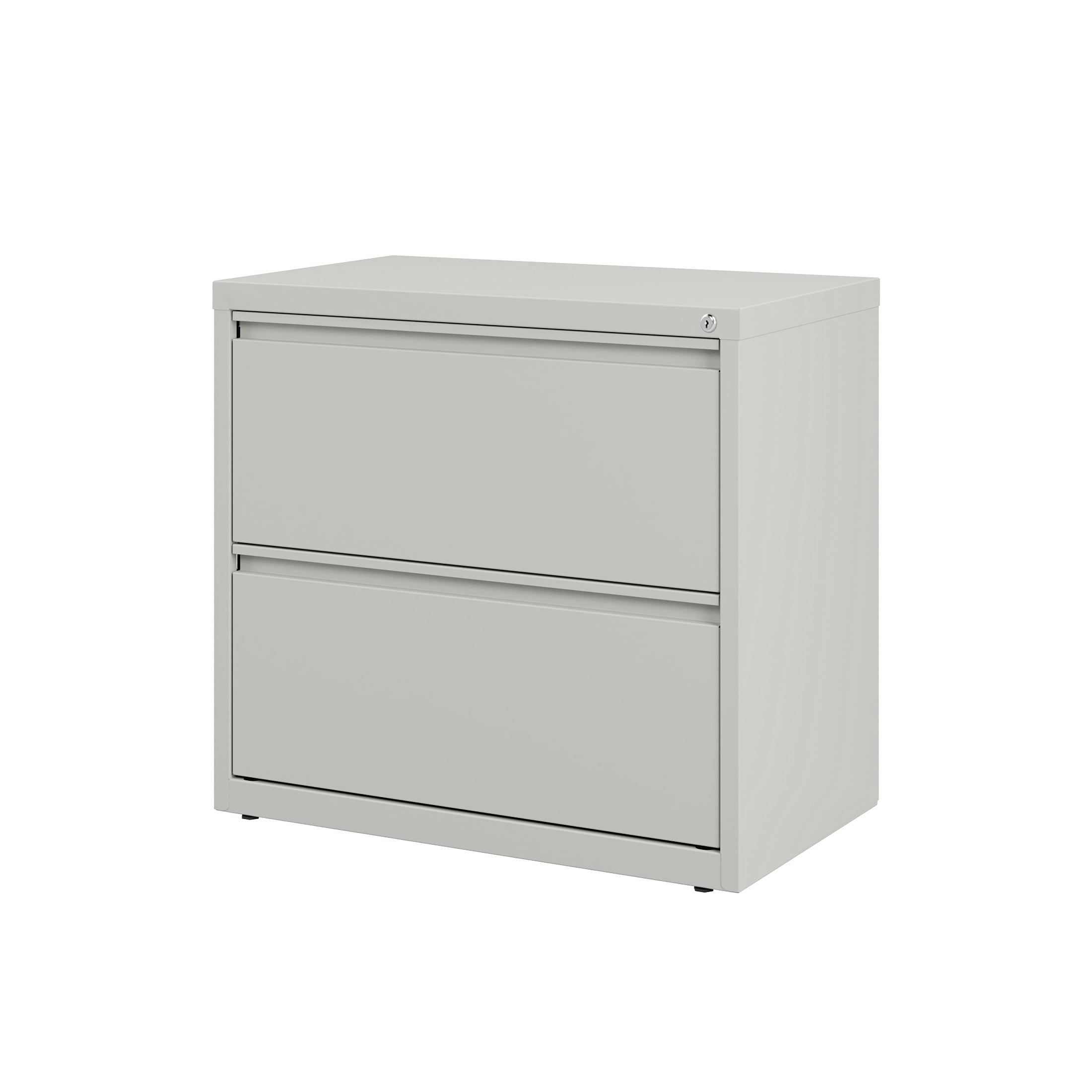 Hirsh 30 inch Wide 2 Drawer Metal Lateral File Cabinet for Home and Office, Holds Letter, Legal and A4 Hanging Folders, Gray