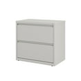 thumbnail image 4 of Hirsh 30 inch Wide 2 Drawer Metal Lateral File Cabinet for Home and Office, Holds Letter, Legal and A4 Hanging Folders, Gray, 4 of 7