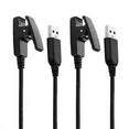 thumbnail image 5 of 2Pack Compatible with Garmin Approach S20/G10 Forerunner 235/35/64/230/630/645/645 Music/735XT/Vivomove HR/Lily Smart Watch Replacement Charger Charging Clip Sync Data Cable, 5 of 5