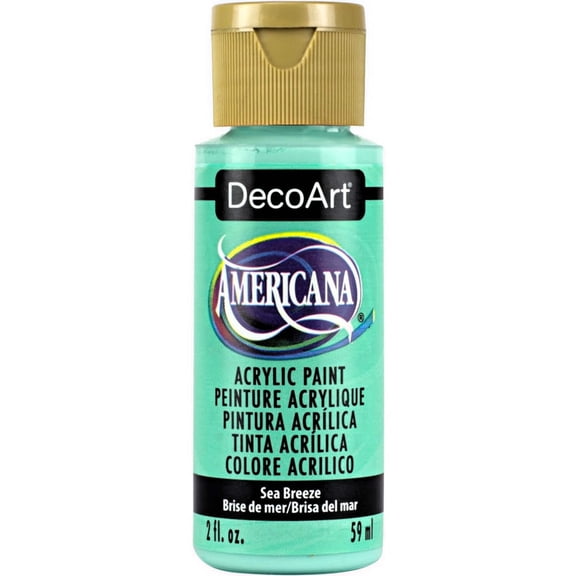 DecoArt Americana Acrylic Paint, 2 oz, Blue Color Family, Matte Finish