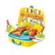 thumbnail image 1 of Ounissouiy Juego de simulación para niños, vajilla de cocina, Maleta de vestir, vajilla de cocina, Maleta de vestir, juego de juguetes de Muebles de casa de muñecas Amarillo, 1 of 6