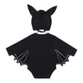 thumbnail image 6 of Jkety Baby Halloween Clothes Outfits Toddler Baby Boy Girl Halloween Bat wings Outfits Kids Bat Hoodie Pants Set White,18-24 Months, 6 of 7