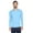 Columbia Blue, variant on Ultraclub 8422 Adult Cool & Dry Sport Long-Sleeve Performance Interlock T-Shirt